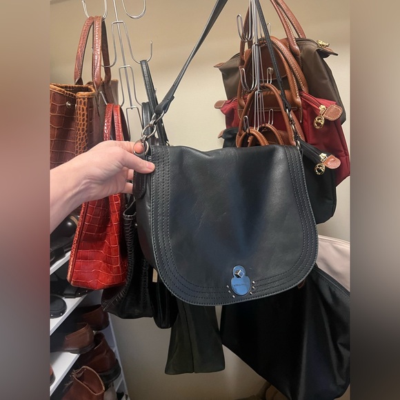 Longchamp Cavalcade Leather Shoulder Bag - Picture 5 of 14